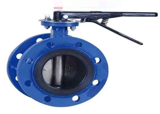 Cast Iron Flanged Butterfly Valve PN 1.0 Mpa Centerline Lightweight