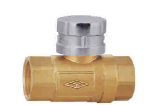 Forged Ball Brass Water Valve Magnetic Lockable Thread End Anti Erosion