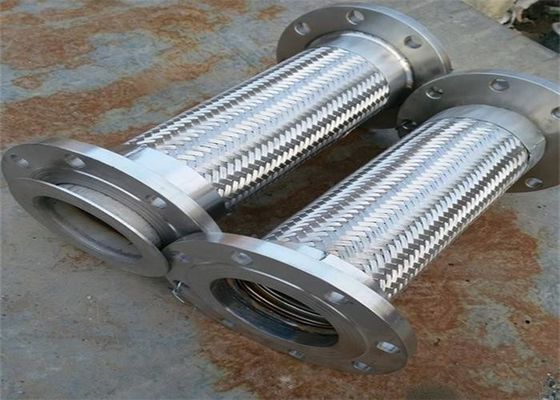 GB Length 200mm Stainless Steel Metal Hose , Anti Corrosion Flexible Hose SS304