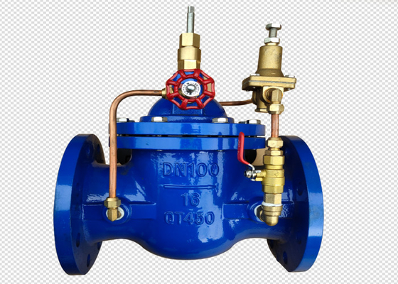 شیر حفاظتی آب کنترل جریان 1.0MPa 400X آهن خاکستری ضد خوردگی